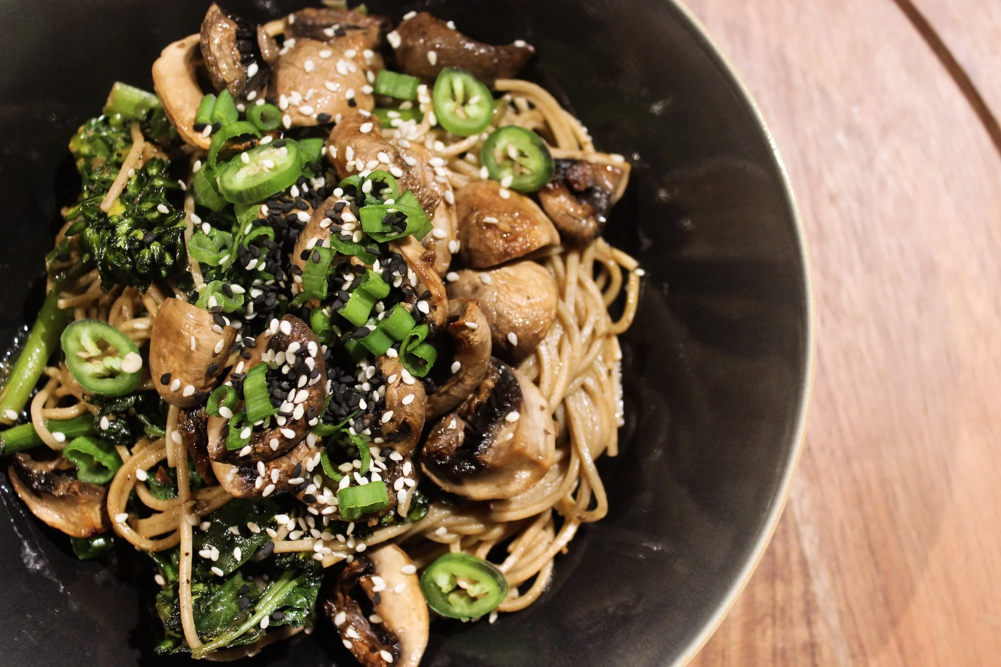 Hot & Sour Soba Noodles — OKCVEGGIE | Vegetarian Recipes